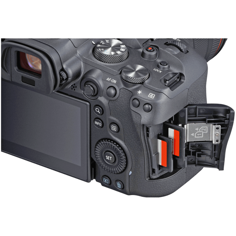 Беззеркальная фотокамера Canon EOS R6 – вид справа png