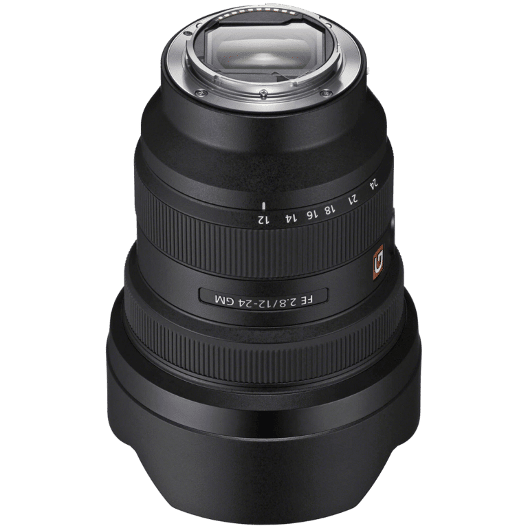 Объектив Sony FE 12-24mm f/2.8 GM – с задним фильтром png