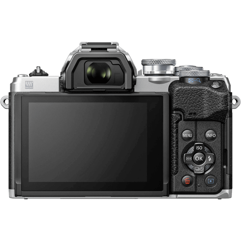 Беззеркальный фотоаппарат Olympus OM-D E-M10 Mark IV - вид сзади