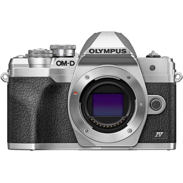 Беззеркальный фотоаппарат Olympus OM-D E-M10 Mark IV - вид спереди