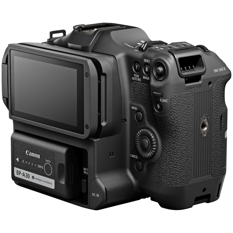 Кинокамера Canon EOS C70 - вид сзади