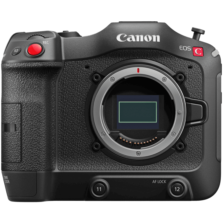 Кинокамера Canon EOS C70 - вид спереди