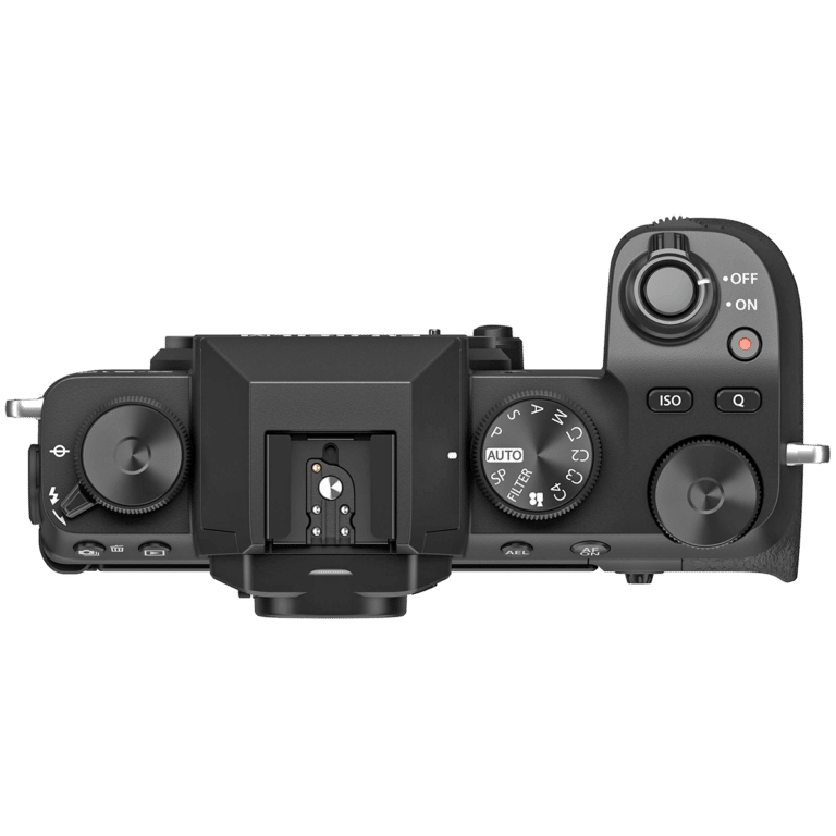 Беззеркальная камера Fujifilm X-S10 - вид сверху