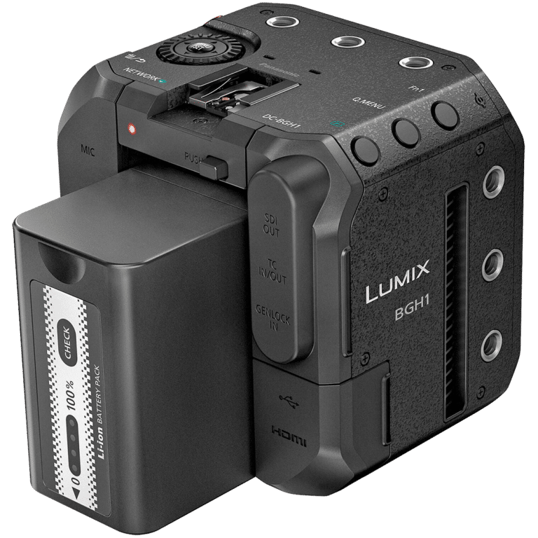 MFT кинокамера Panasonic LUMIX BGH1 - вид сзади