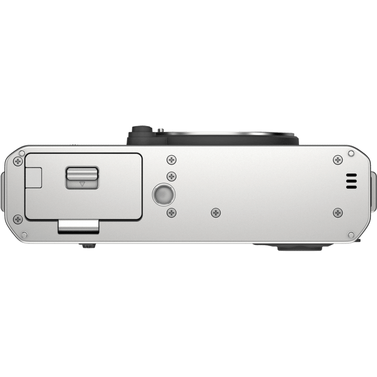 Без зеркальная APS-C камера Fujifilm X-E4 - вид снизу PNG