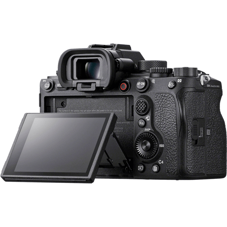 Полнокадровый беззеркальный фотоаппарат Sony Alpha a1 - с открытым экраном