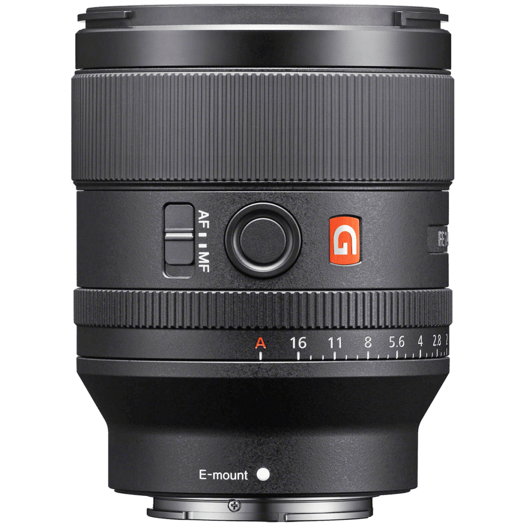 Объектив Sony FE 35mm f/1.4 GM – переключатель режима фокусировки png