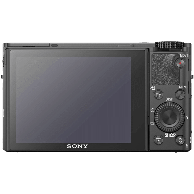 Премиум-компакт с дюймовым сенсором Sony RX100 IV - вид сзади PNG