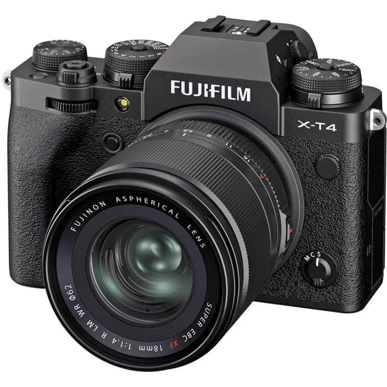 Объектив Fujinon XF 18mm f/1.4 R LM WR - на камере Fujifilm PNG