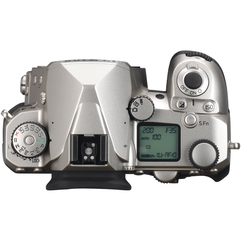 Фотоаппарат Pentax K-3 Mark III - вид сверху PNG