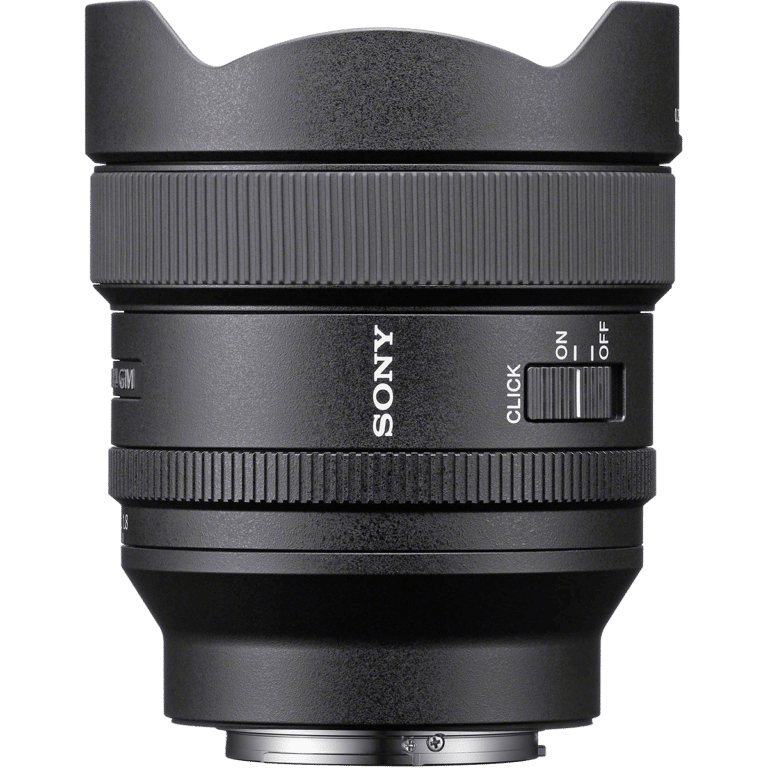 Объектив Sony FE 14mm f/1.8 GM - декликер диафрагмы PNG