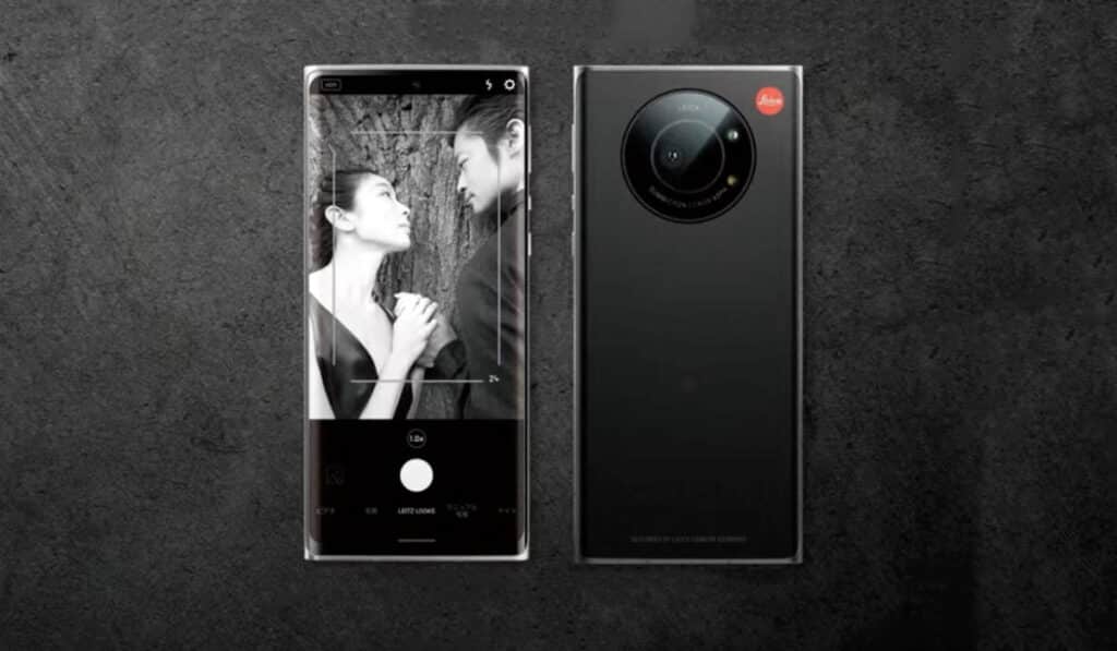 Смартфон Leica LEITZ Phone 1 с сенсором камеры 1 дюйм - вид спереди и сзади