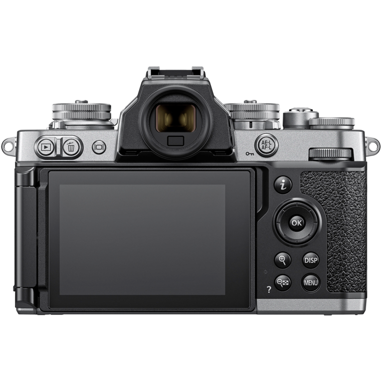 Беззеркальный фотоаппарат Nikon Z fc - вид сзади PNG