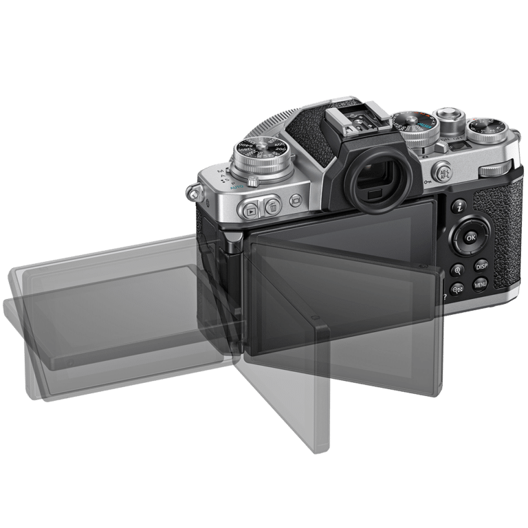 Беззеркальный фотоаппарат Nikon Z fc - поворотно-откидной экран PNG