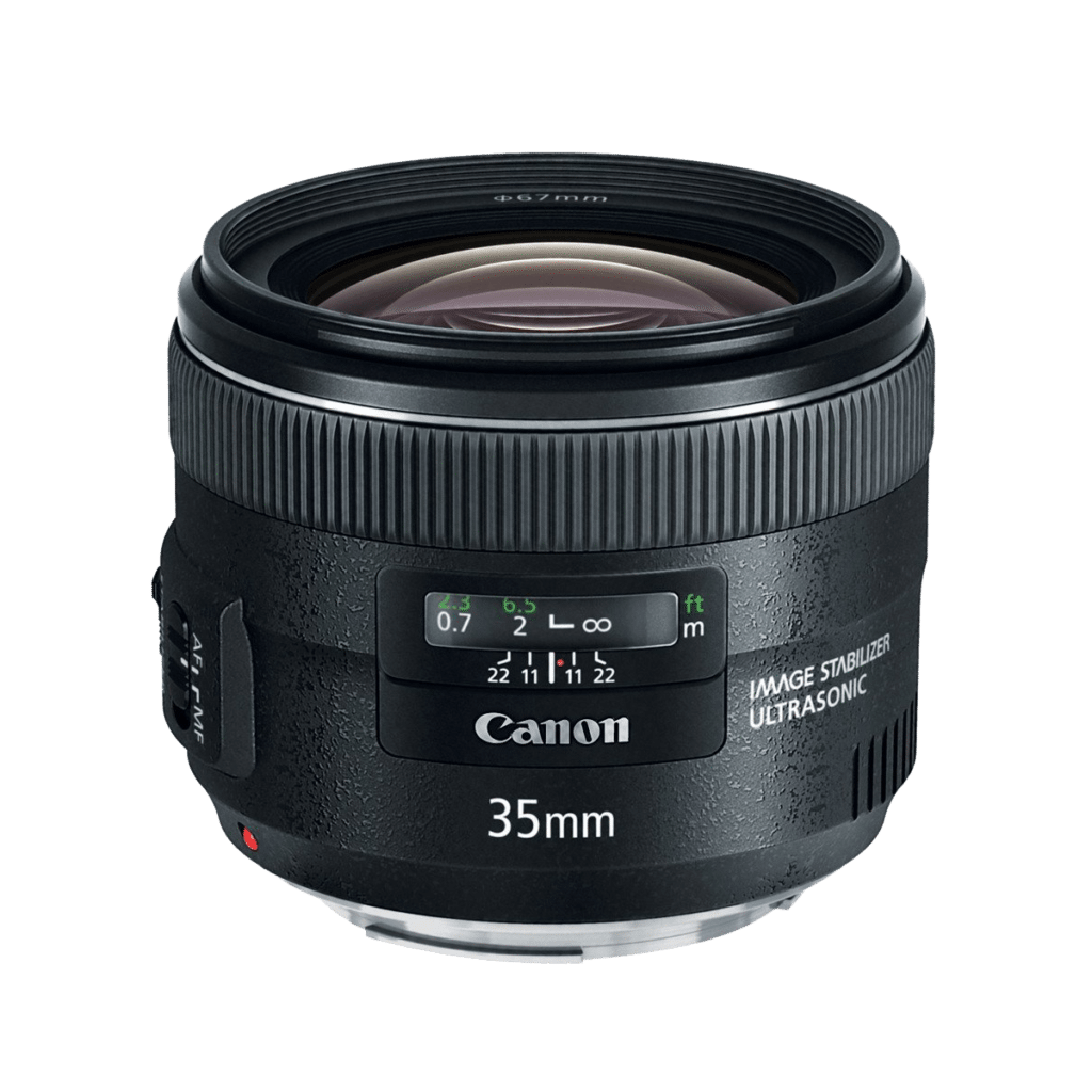 Объектив Canon EF 35mm f/2 IS USM PNG
