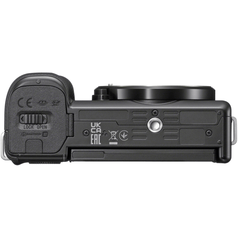 Беззеркальная APS-C камера для влога - Sony ZV-E10 - вид снизу PNG