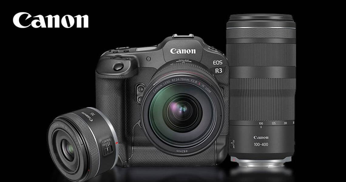 Новинки от Кэнон - Canon EOS R3, RF 100-400mm f/5.6-8 IS USM и RF 16mm f/2.8 STM - обложка новостной статьи