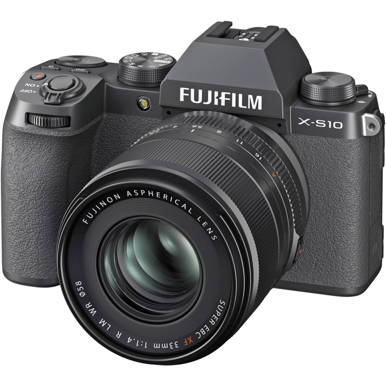 Объектив XF 33mm f/1.4 R LM WR - на камере X-S10 PNG