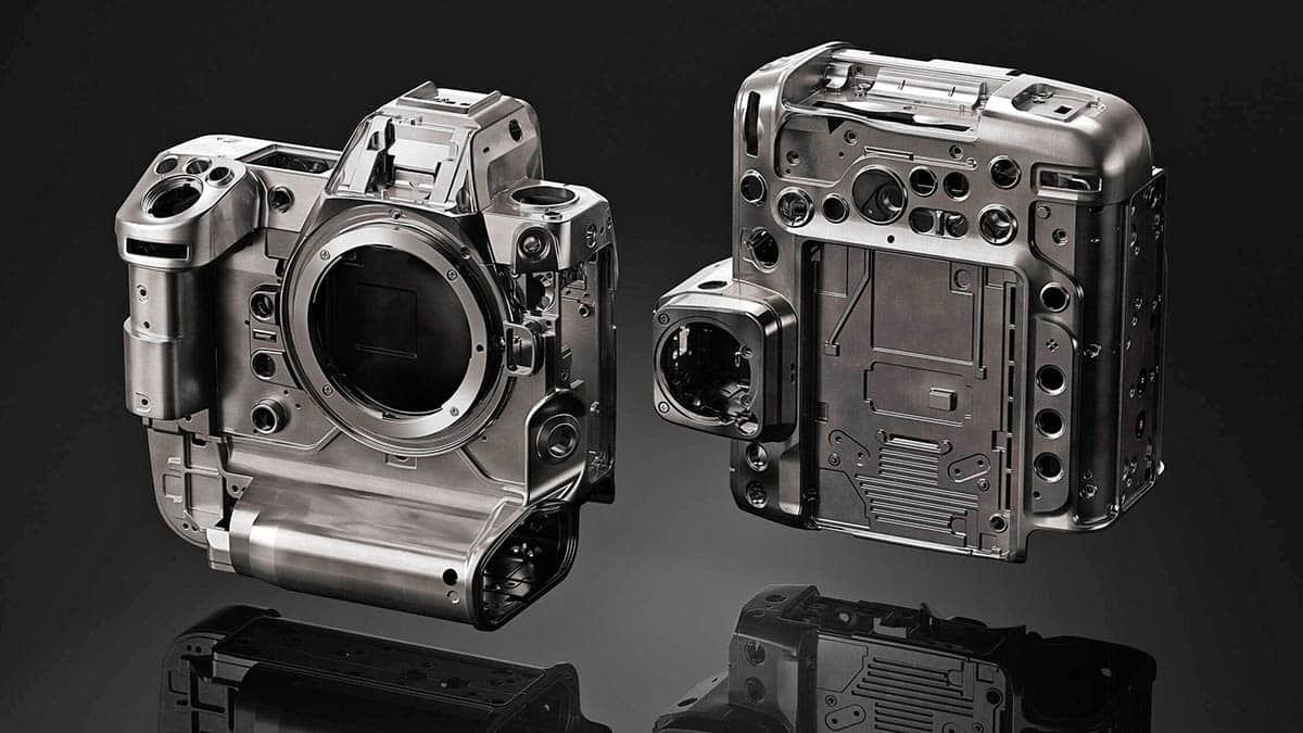 Фотокамера Nikon Z 9 - шасси корпуса из магниевого сплава