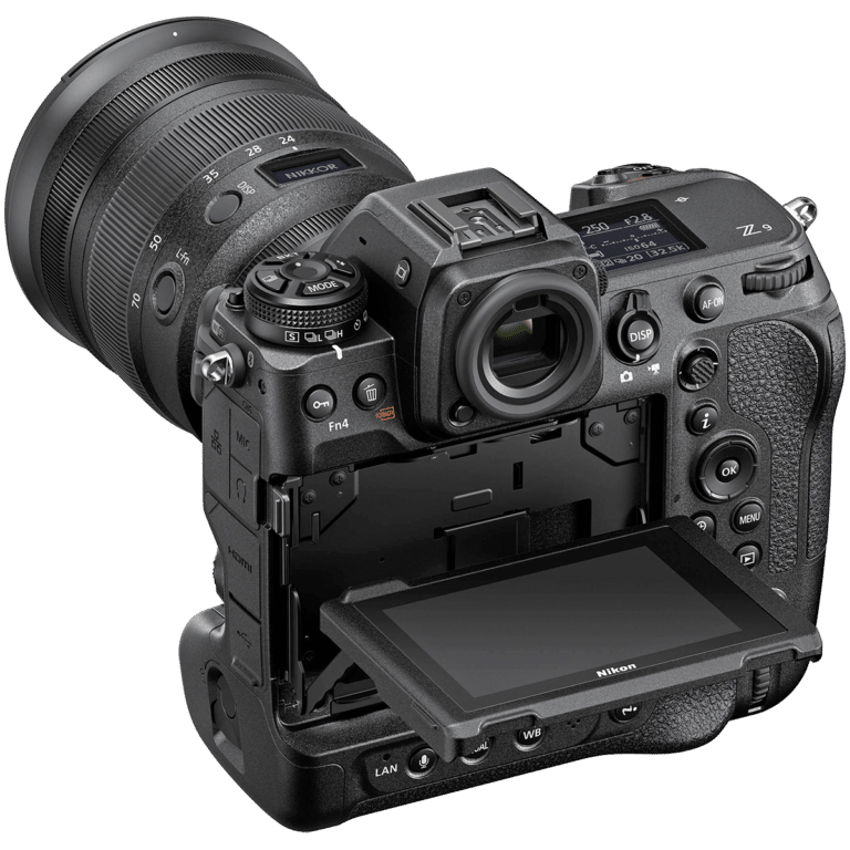 Фотокамера Nikon Z 9 - вид слева PNG
