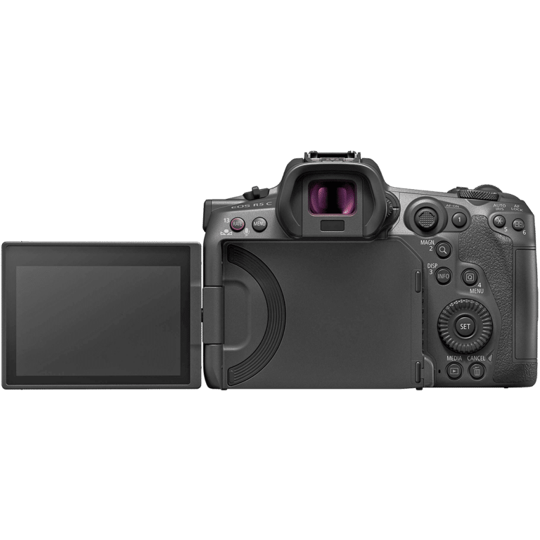 Полнокадровая фото кино камера EOS R5 C - вид сзади PNG