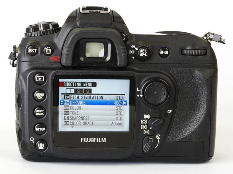 Фотоаппарат Fujifilm FinePix S5 Pro - вид сзади