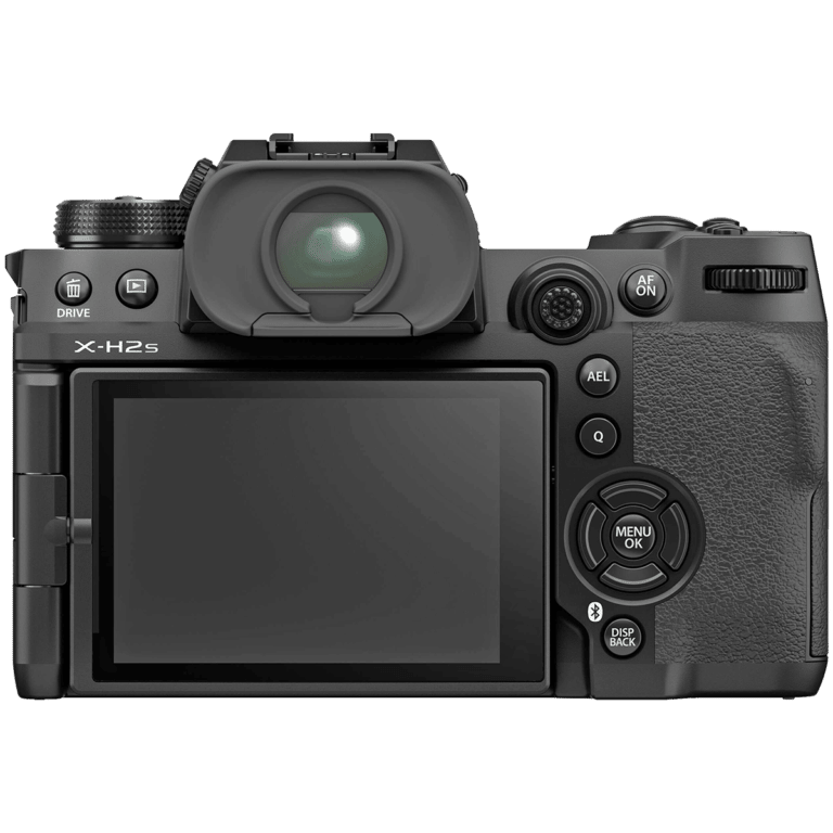 Фотокамера Fujifilm X-H2S - вид сзади