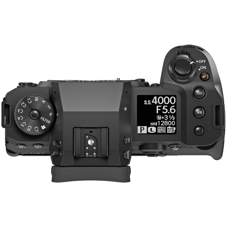 Фотокамера Fujifilm X-H2S - вид сверху