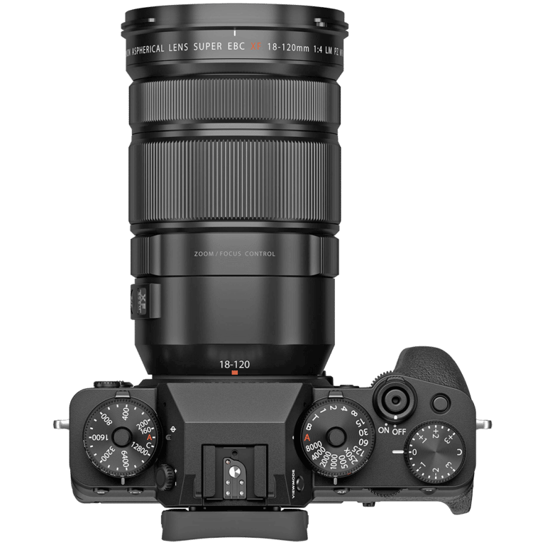 Объектив Fujinon XF 18-120mm f/4 R LM PZ WR на камере