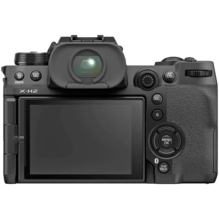 Камера Fujifilm X-H2 - вид сзади