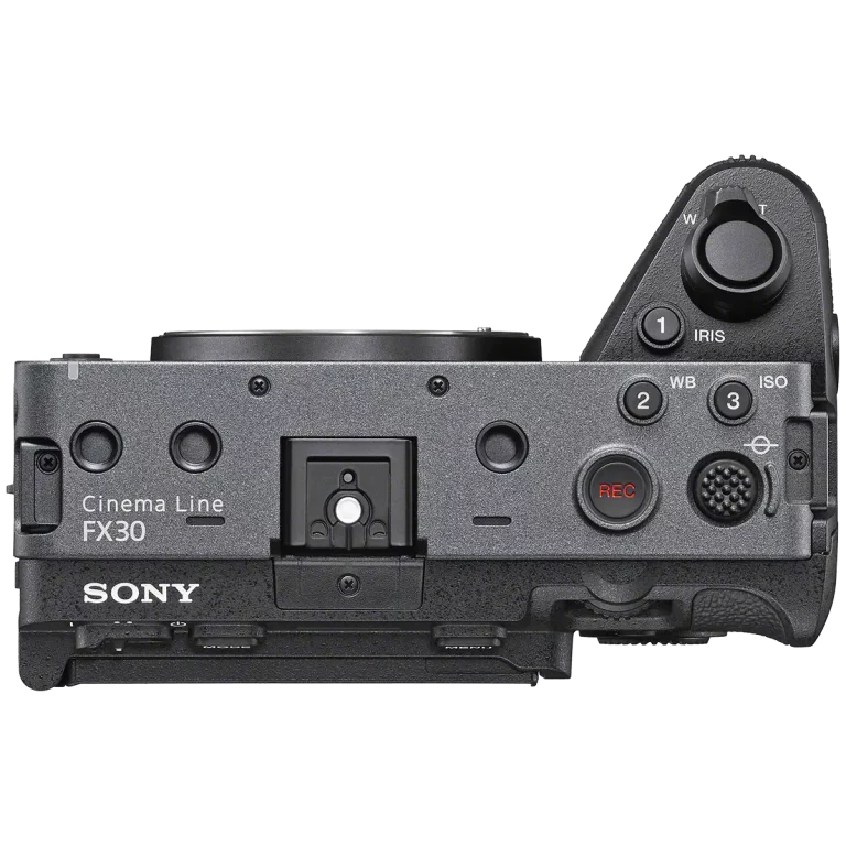 Кинокамера Sony FX-30 - вид сверху