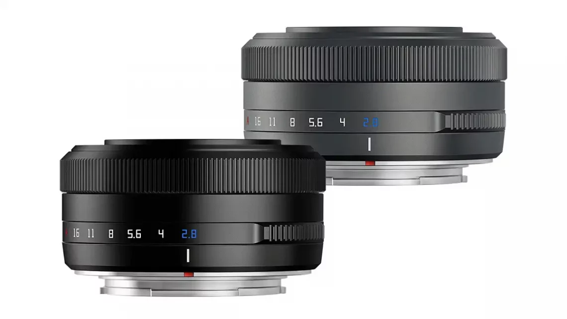 Объектив TTArtisan AF 27mm F2.8 XF – вид сбоку