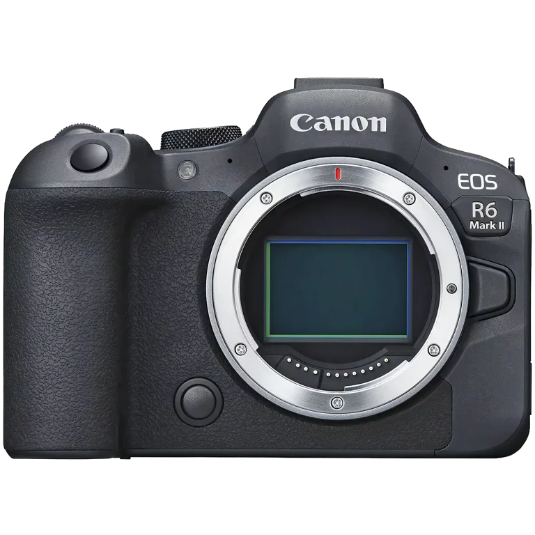 Беззеркальная камера Canon EOS R6 Mark II - вид спереди