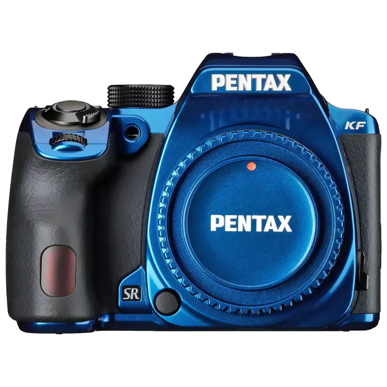 Зеркальный фотоаппарат Pentax KF - синий корпус