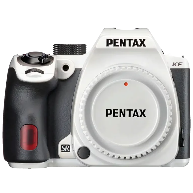 Зеркальный фотоаппарат Pentax KF - белый корпус