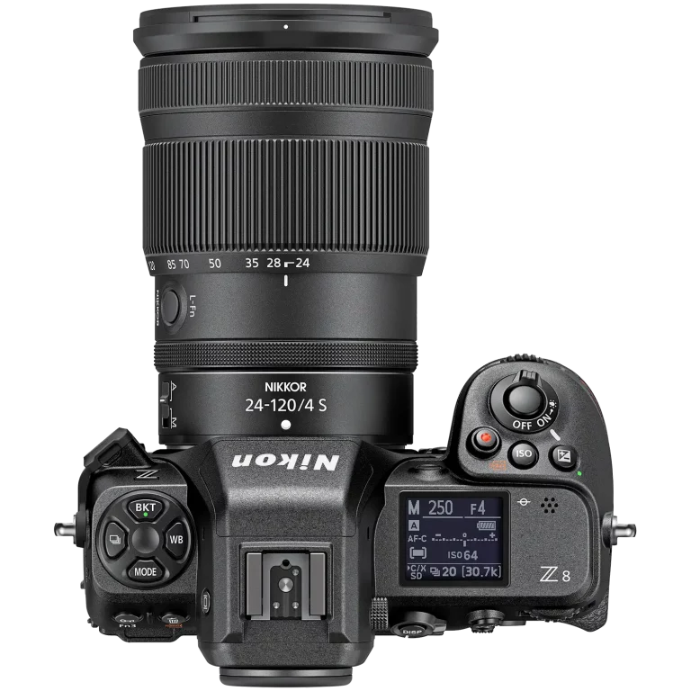 Фотокамера Nikon Z8 - вид сверху