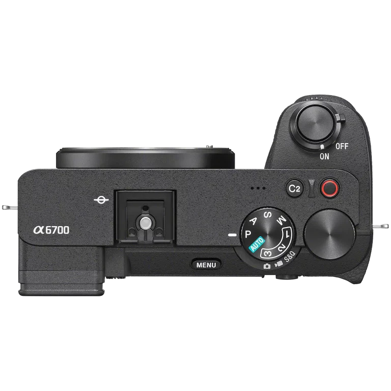 Фотокамера Sony A6700 - вид сверху