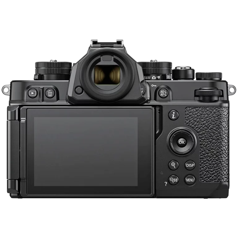 Полнокадровая фотокамера Nikon Zf - вид сзади
