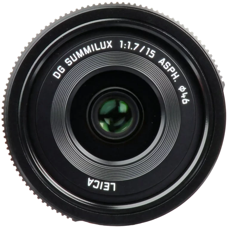 Объектив Panasonic Leica DG Summilux 15mm f/1.7 ASPH. - вид сверху