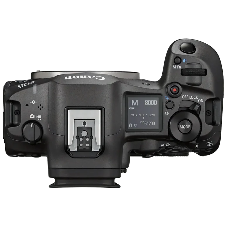 Фотокамера Canon EOS R5 Mark II - вид сверху