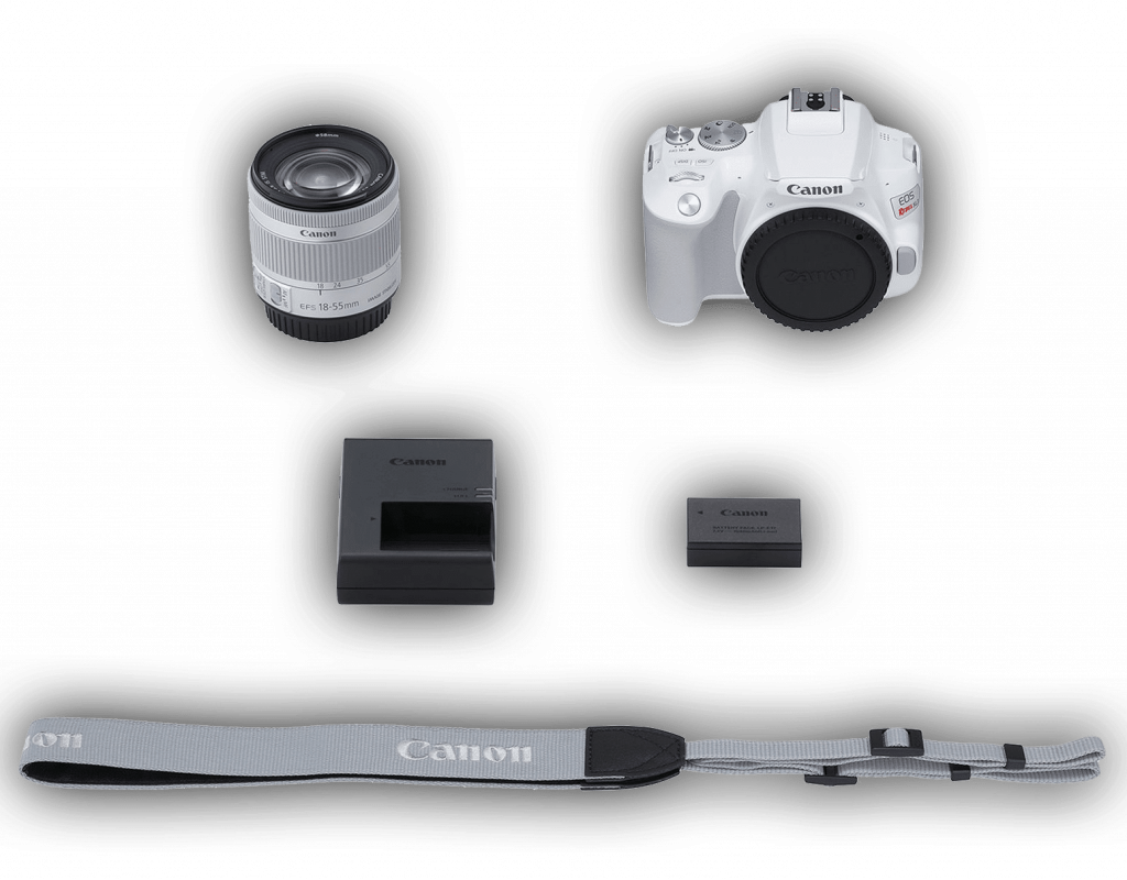 Зеркальная камера начального уровня Canon EOS 250D (Rebel SL3) - комплект поставки