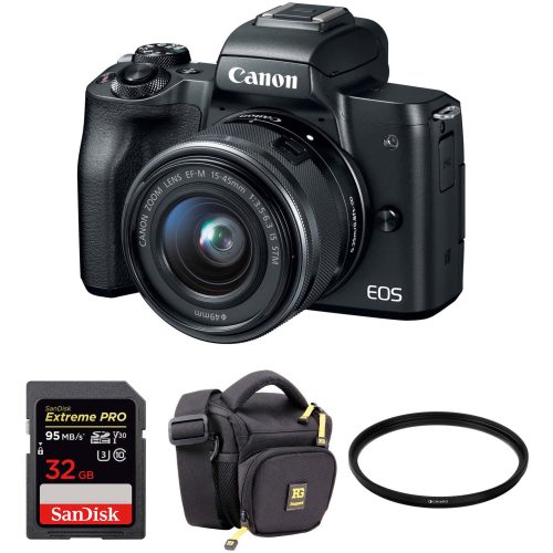 Фотоаппарат Canon EOS M50 с объективом 15-45