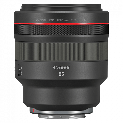 Объектив Canon RF 85mm f/1.2L USM – вид сбоку png