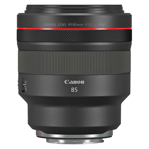 Объектив Canon RF 85mm f/1.2L USM – вид сбоку png