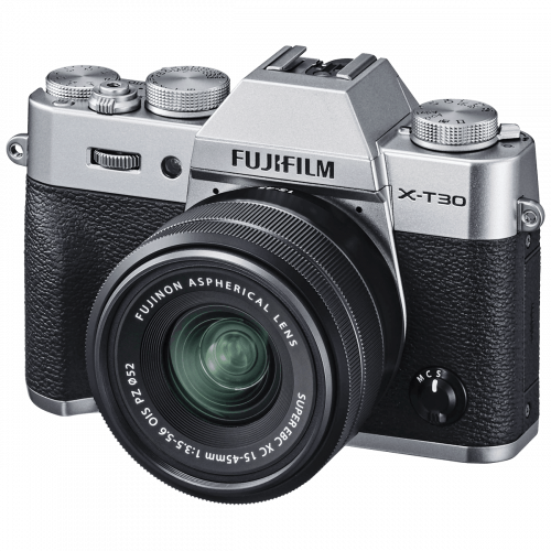 Фотоаппарат FUJIFILM X-T30 с объективом 15-45 мм png