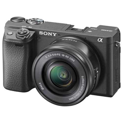 Фотоаппарат Sony Alpha a6400 с объективом 16-50 мм png Фотоаппарат Sony Alpha a6400 с объективом 16-50 мм png