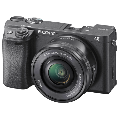 Фотоаппарат Sony Alpha a6400 с объективом 16-50 мм png Фотоаппарат Sony Alpha a6400 с объективом 16-50 мм png
